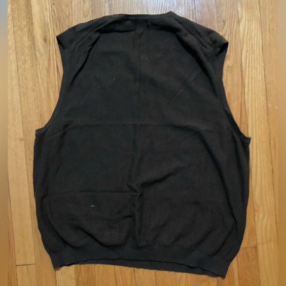 XXL Brown Van Heusen Sweater Vest - Picture 2 of 4